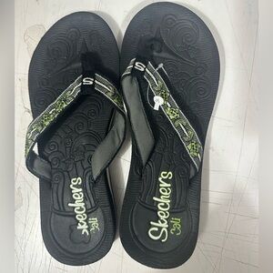 Skechers Cali Meditation Evening Shine Women's‎ Thong Sandals Size 9.5